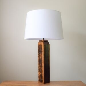 Bourbon Barrel Stave Pillar Lamp